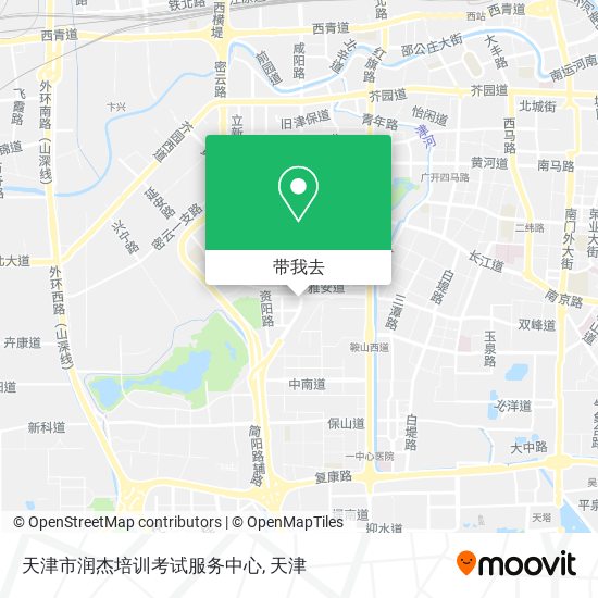 天津市润杰培训考试服务中心地图