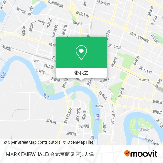 MARK FAIRWHALE(金元宝商厦店)地图