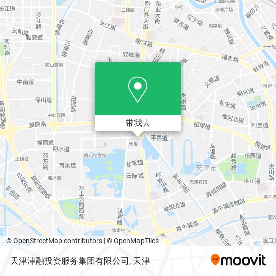 天津津融投资服务集团有限公司地图