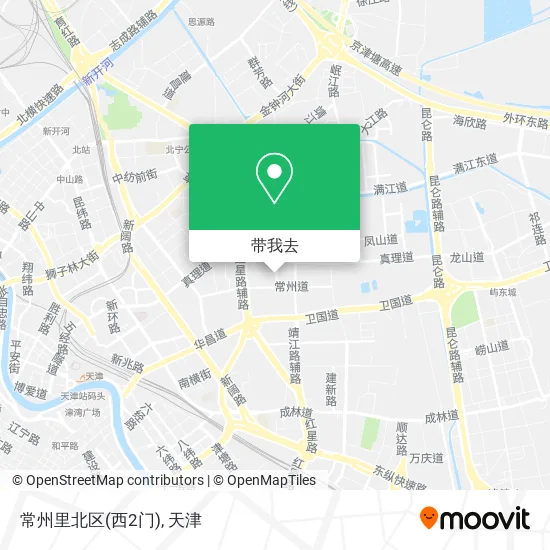 常州里北区(西2门)地图