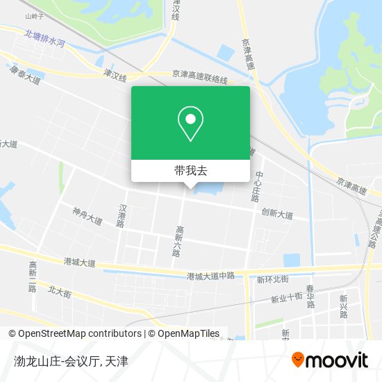渤龙山庄-会议厅地图