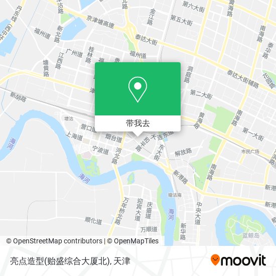 亮点造型(贻盛综合大厦北)地图