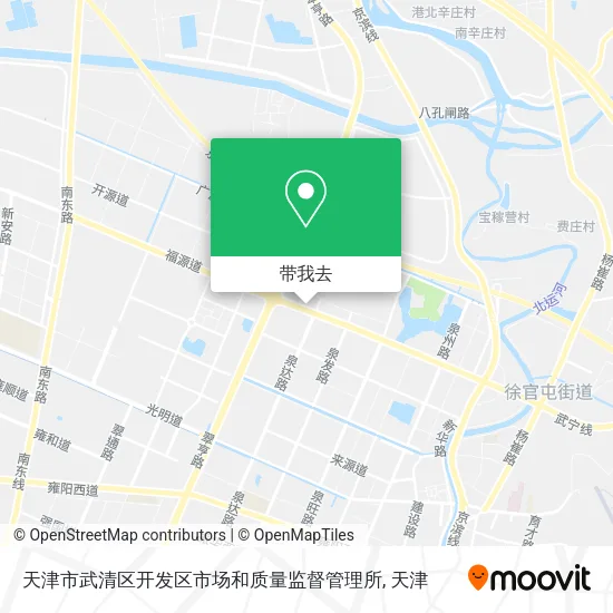 天津市武清区开发区市场和质量监督管理所地图
