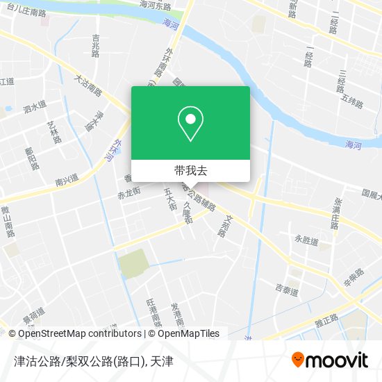 津沽公路/梨双公路(路口)地图