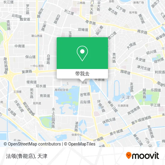 法颂(鲁能店)地图