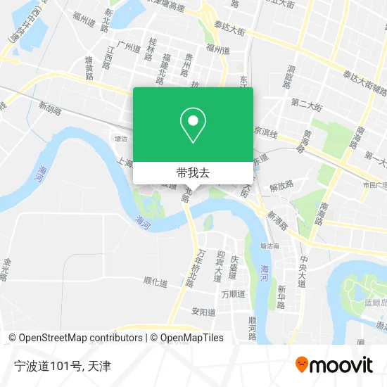 宁波道101号地图