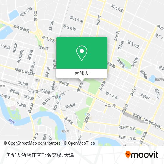 美华大酒店江南邨名菜楼地图