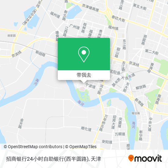 招商银行24小时自助银行(西半圆路)地图
