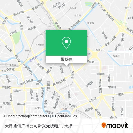 天津通信广播公司新兴无线电厂地图