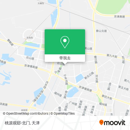 桃源观邸-北门地图