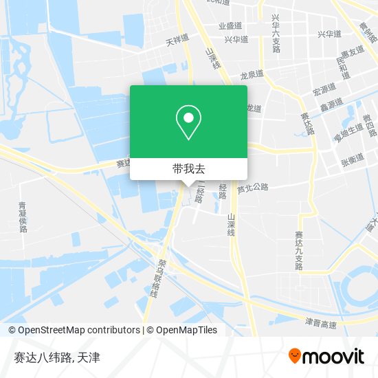 赛达八纬路地图