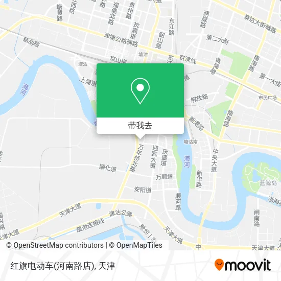 红旗电动车(河南路店)地图