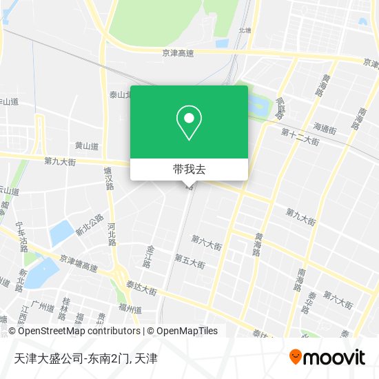 天津大盛公司-东南2门地图