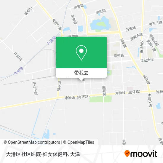 大港区社区医院-妇女保健科地图