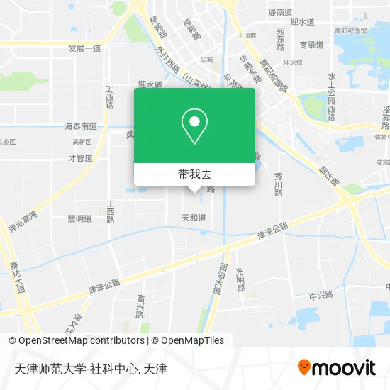 天津师范大学-社科中心地图