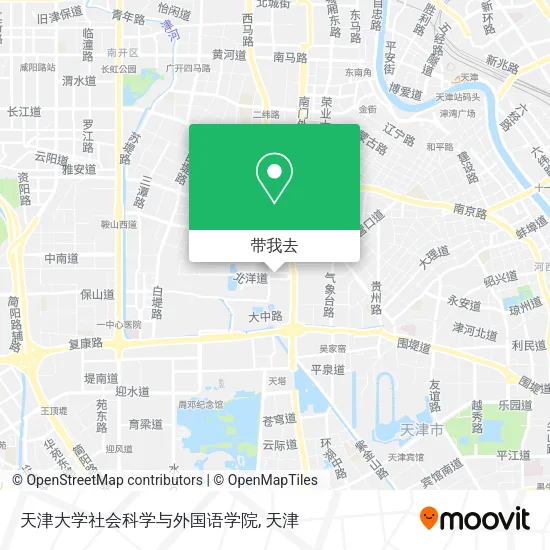 天津大学社会科学与外国语学院地图