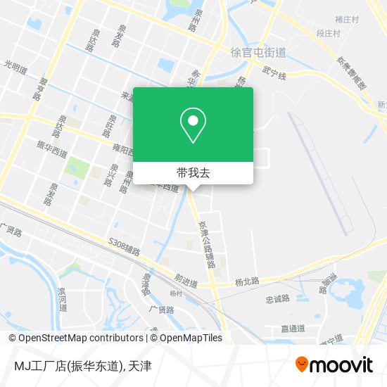 MJ工厂店(振华东道)地图