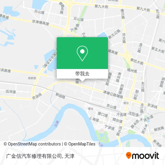 广金信汽车修理有限公司地图