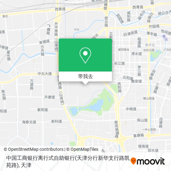 中国工商银行离行式自助银行(天津分行新华支行路凯苑路)地图
