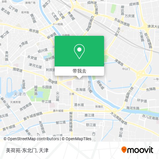 美荷苑-东北门地图