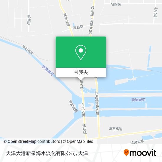 天津大港新泉海水淡化有限公司地图