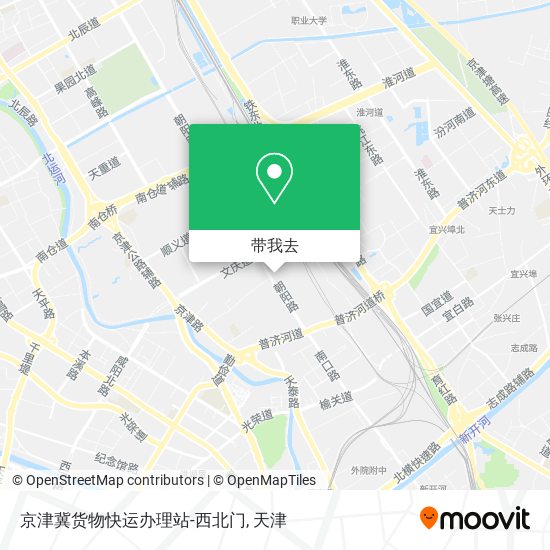 京津冀货物快运办理站-西北门地图