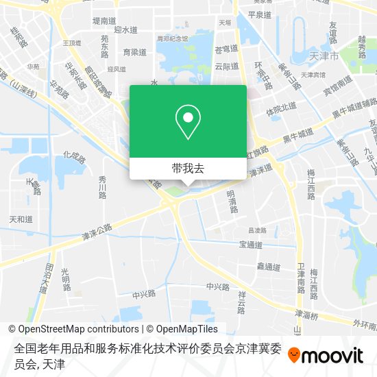全国老年用品和服务标准化技术评价委员会京津冀委员会地图