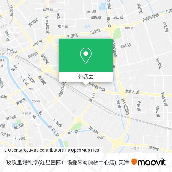 玫瑰里婚礼堂(红星国际广场爱琴海购物中心店)地图