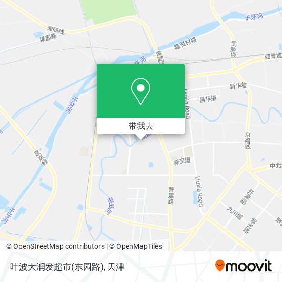 叶波大润发超市(东园路)地图