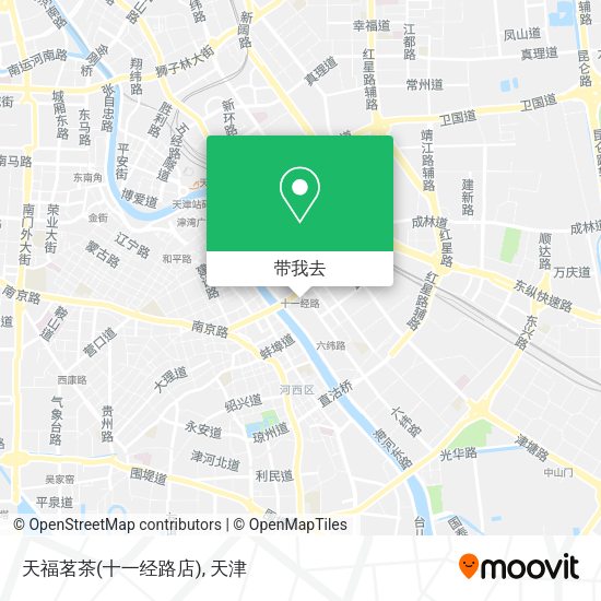 天福茗茶(十一经路店)地图