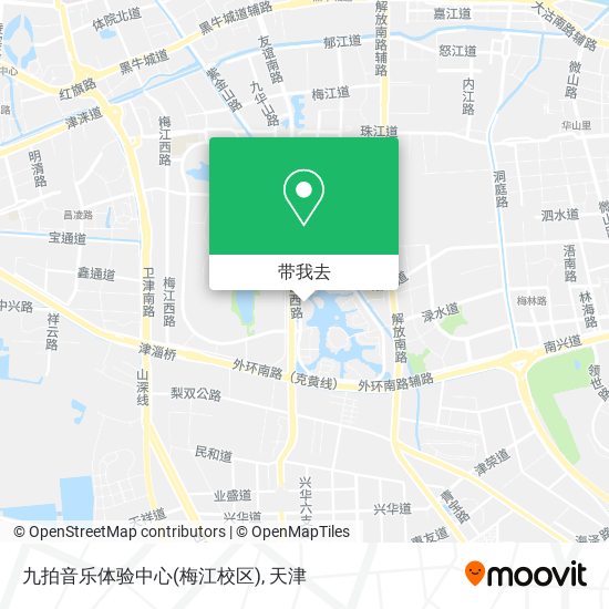 九拍音乐体验中心(梅江校区)地图