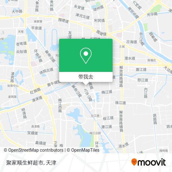 聚家顺生鲜超市地图