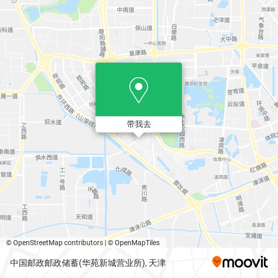 中国邮政邮政储蓄(华苑新城营业所)地图