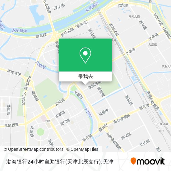 渤海银行24小时自助银行(天津北辰支行)地图