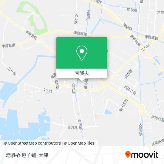老胜香包子铺地图