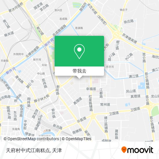 天府村中式江南糕点地图