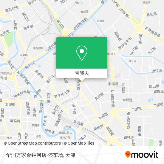 华润万家金钟河店-停车场地图