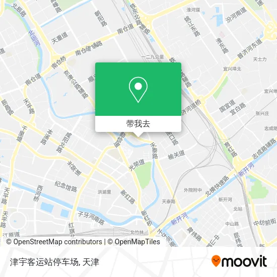 津宇客运站停车场地图
