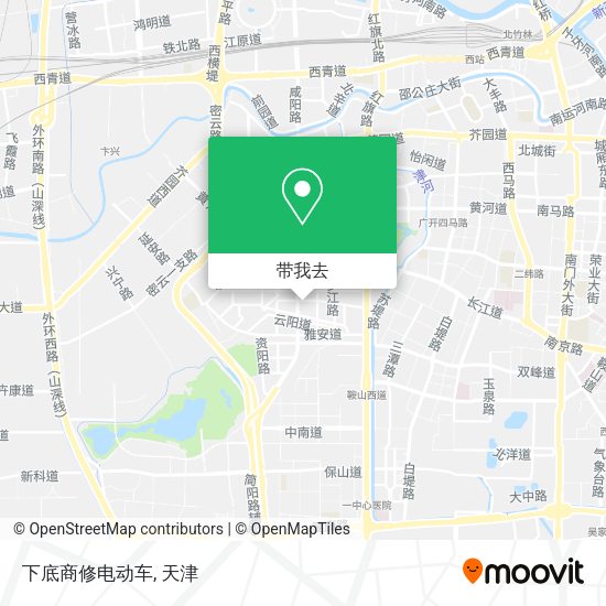 下底商修电动车地图