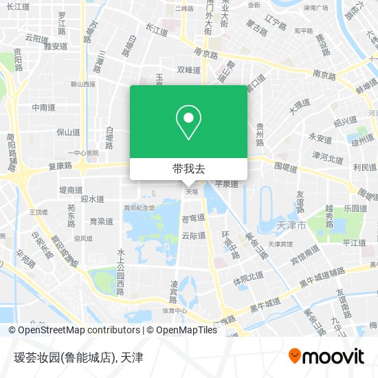 瑷荟妆园(鲁能城店)地图