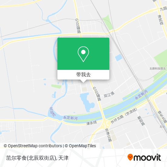 茁尔零食(北辰双街店)地图