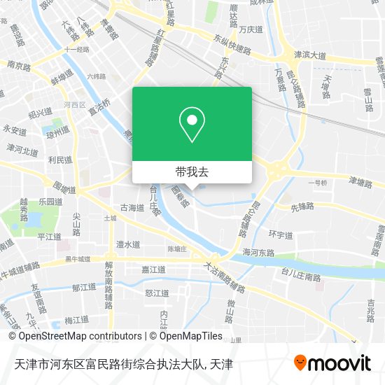 天津市河东区富民路街综合执法大队地图