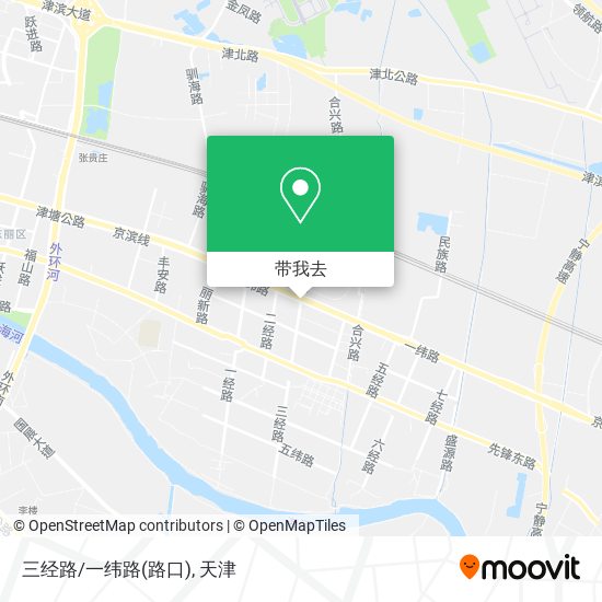 三经路/一纬路(路口)地图