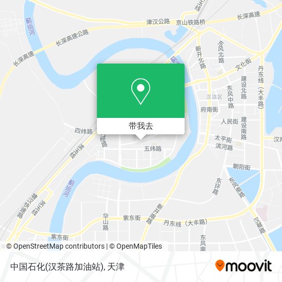 中国石化(汉茶路加油站)地图