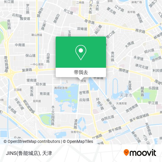 JINS(鲁能城店)地图