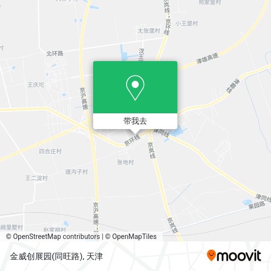 金威创展园(同旺路)地图