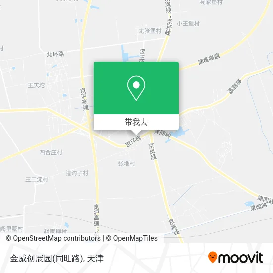 金威创展园(同旺路)地图