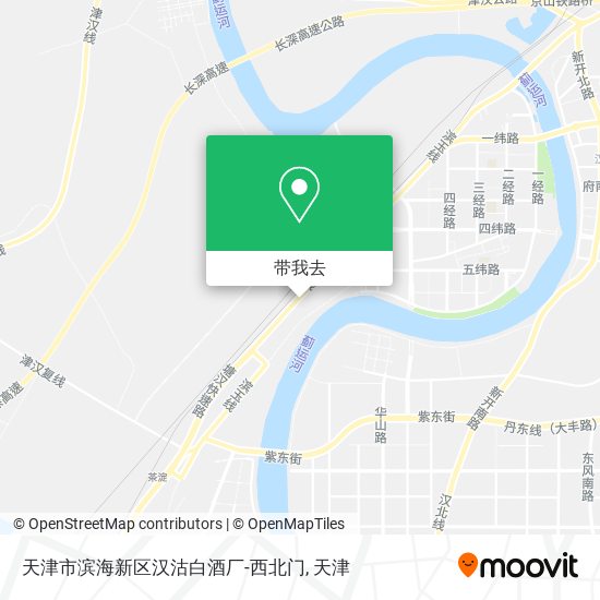 天津市滨海新区汉沽白酒厂-西北门地图
