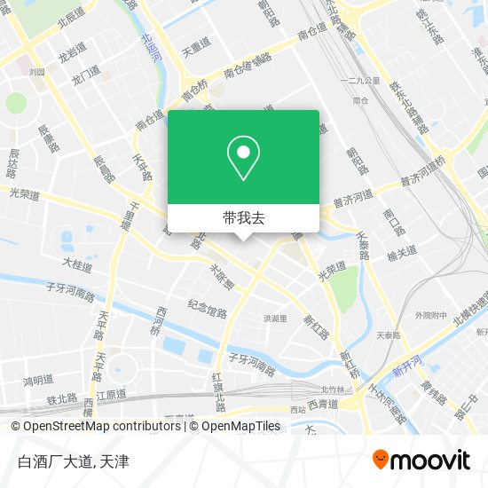 白酒厂大道地图