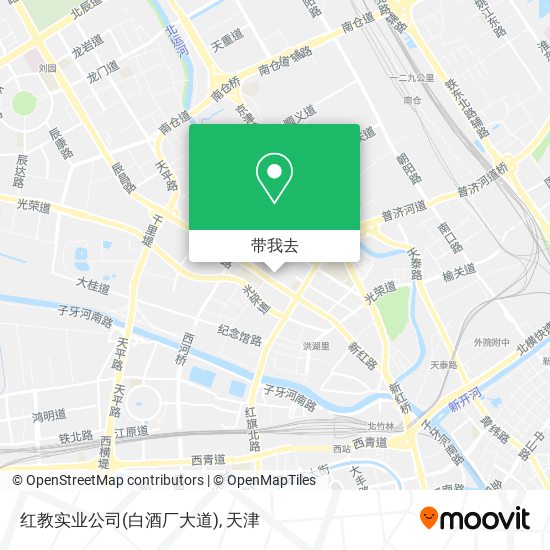 红教实业公司(白酒厂大道)地图
